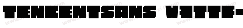 TencentSans W7ttf字体转换